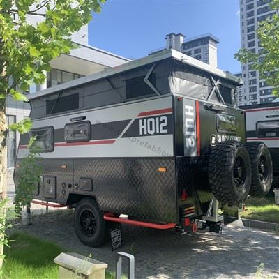 HQ12 RV kempera piekabe pie ceļa karavāna